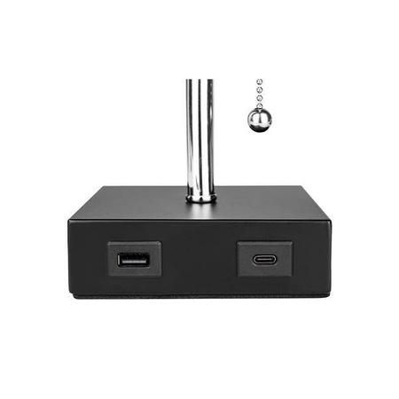 Lampa biurkowa Boro 1xE27 USB-A + USB-C