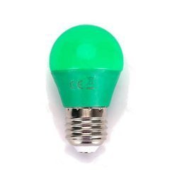 Żarówka LED 4W E27 G45 kulka zielona