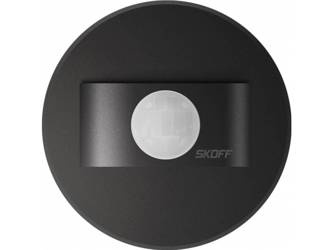 Czujnik ruchu dopuszkowy Rueda PIR 120 Skoff 0,6W 230V AC czarny mat