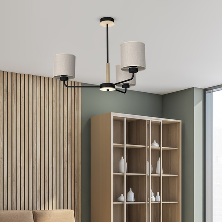 Żyrandol lampa sufitowa ATLANTA 3xE27 LEN