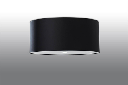 Sollux Lighting Plafon Lampa sufitowa OTTO 60cm czarny