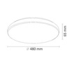 Plafon LED DESERT II 50 z pilotem