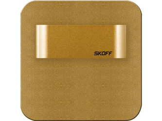 Oprawa schodowa SALSA Short LED Light Skoff 0,8W 10V DC IP66 mosiądz mat b. neutralna