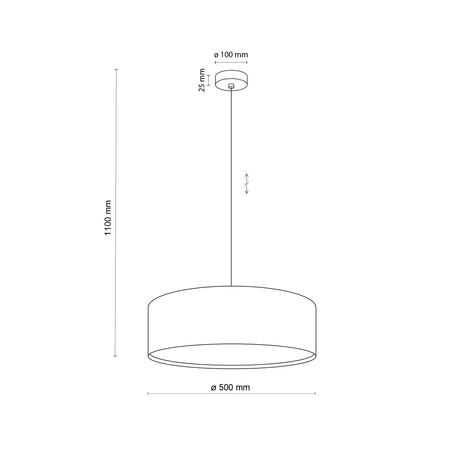 Lampa wisząca EARTH 3xE27