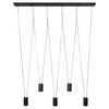 Light prestige Toledo 5 lampa wisząca czarna LP-432/5P BK