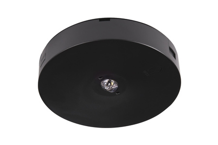Oprawa sieciowo-awaryjna natynkowa Starlet Round SOH 350 CB IP20 [BLK] / współpraca z centralną baterią / soczewka otwarta do pomieszczeń wysokich / 90730