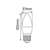LED C37 E27  7W ŚWIECA 600lm 4000K INQ