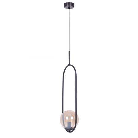Pojedyncza, niebanalna lampa wisząca z kloszem K-5120 z serii VENTA
