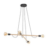 Lampa wisząca HELIX WOOD 4xE27