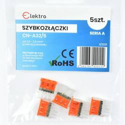 Szybkozłączka CN-A32 3x 0,5-2,5mm drut (opk 5 szt)