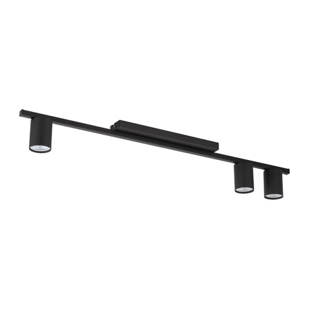 Lampa sufitowa LOGAN Black 3xGU10
