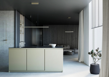 Lampa wisząca CIRCOLO LED 21W SILK OLIVE  3000K  60cm Nowodvorski 11403