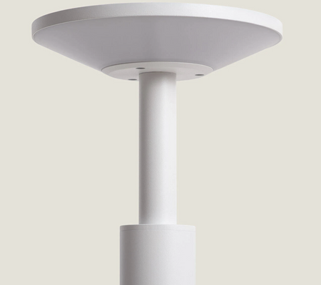 Lampa Ogrodowa Stojąca LED 18W 3000K z Aluminium Lhasa biała 80cm