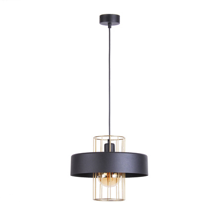 Lampa wisząca CINTIA 1xE27 Black/Gold
