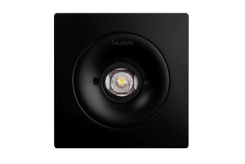 Intelight Oprawa sieciowo-awaryjna podtynkowa STARLET SPOT QUAD SP 350 M 1H MT [BLK] / 84840