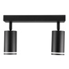 Lampa ścienno-sufitowa PARIS 2 GU10 Czarna