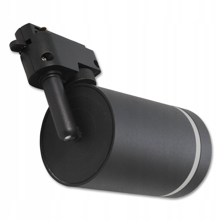 Reflektor szynowy czarny GU10 1- fazowy Track Light spot