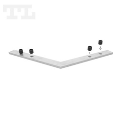 Łącznik kątowy 120 stopni z wkrętami dociskającymi (nr kat 750011)