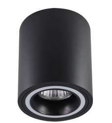 Oprawa natynkowa FALCO okrągła czarna GU10