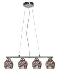 Lampa wisząca regulowana chrom 4xE27