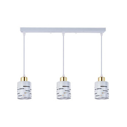 Lampa wisząca 3xE27 LED Elen biała