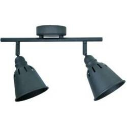 Lampa ruchoma ścienno-sufitowa FIONA-2 Czarna E14x2