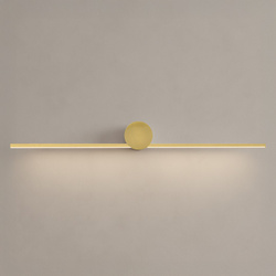 Kinkiet Artist Złoty 9W LED 60cm