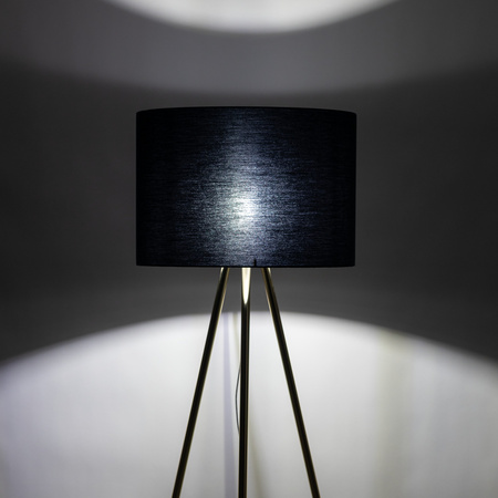 Lampa podłogowa UMBERTO Black/Gold 1xE27