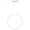 Lampa wisząca Mirror L biała IP44 LED CCT