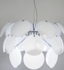 Lampa wisząca Clio 3xE27 Chrom i biały