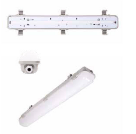Oprawa hermetyczna sieciowo-awaryjna WARS LED PANEL 1x150 SA-9W 2H AT 4000K IP65 / 93141