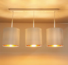 Lampa wisząca biała listwa 3xE27 Atlanta 33-00651