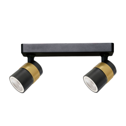 Lampa sufitowa Anillo 2xGU10 spot czarny