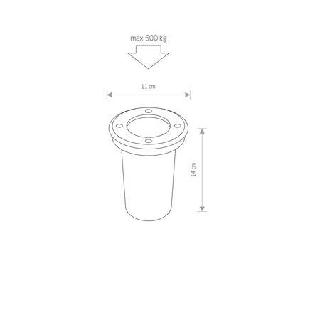 Nowodvorski Lampa najazdowa PAOLI 