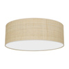 Lampa sufitowa MARSHALL WHITE / RATTAN 3xE27