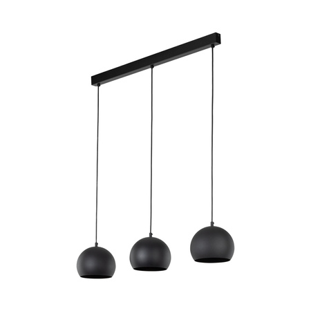 Lampa wisząca ZOE Black 3xE27 S