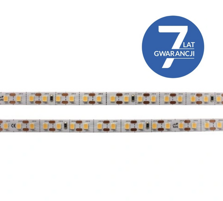 Taśma LED SMD 120 LED/m 14,4W/m 24V 3000K IP20 CRI>90 8mm 7 lat gwarancji 1m