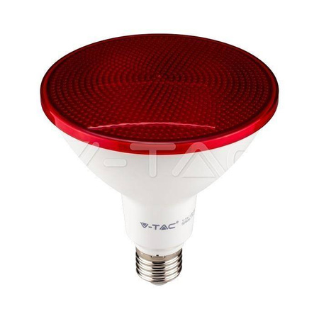 Żarówka LED V-TAC 17W PAR38 E27 1300lm czerwona