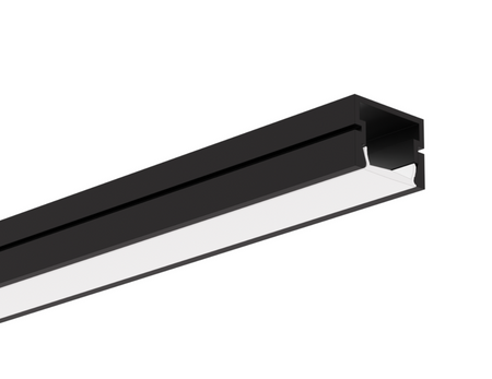 Profil do LED PDS-4-PLUS czarny anodowany  Kluś 3m