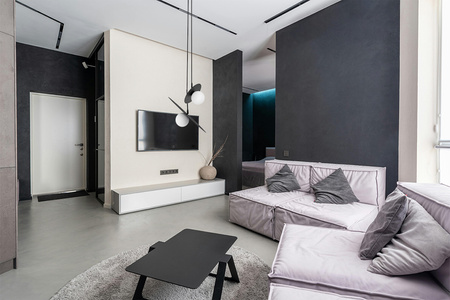 Czarna lampa wisząca z kloszem, na żarówkę G9 K-5372 z serii SANTE