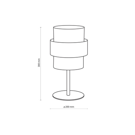 Lampka nocna CALISTO New E27