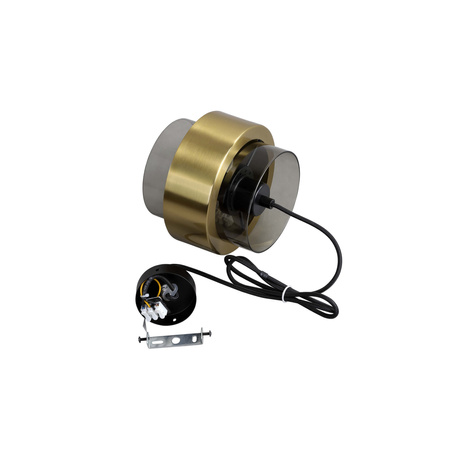 Lampa wisząca Miele dymiona złota