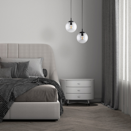 Lampa wisząca ESME Transparent 1xE27 300
