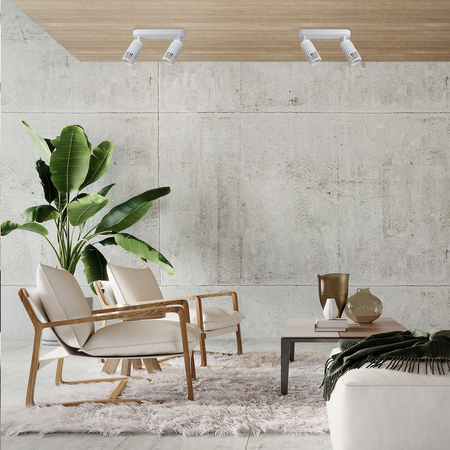 Lampa sufitowa VERTICAL WHITE SPOT 2xGU10