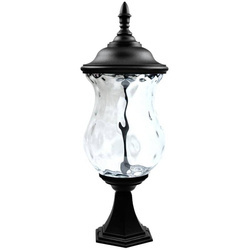 Lampa zewnętrzna LED MARSYLIA niska czarna 3000K