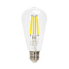 Żarówka LED Filament Przezroczysta ST64 E27 16W zimna