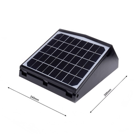 Lampa Solarna kinkiet Transformer 15W 4000K z czujnikiem ruchu