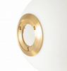 Lampa sufitowa Milano gold podwójna 2xE14 mleczne kule