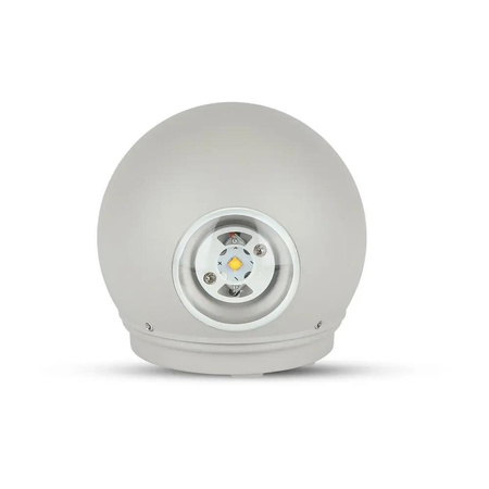Kinkiet Ścienny V-TAC 4W LED Szary Okrągły IP65 VT-836 3000K 450lm