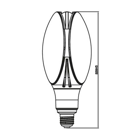 LED E27 PROFI 36W T96 6000lm 4000K INQ
